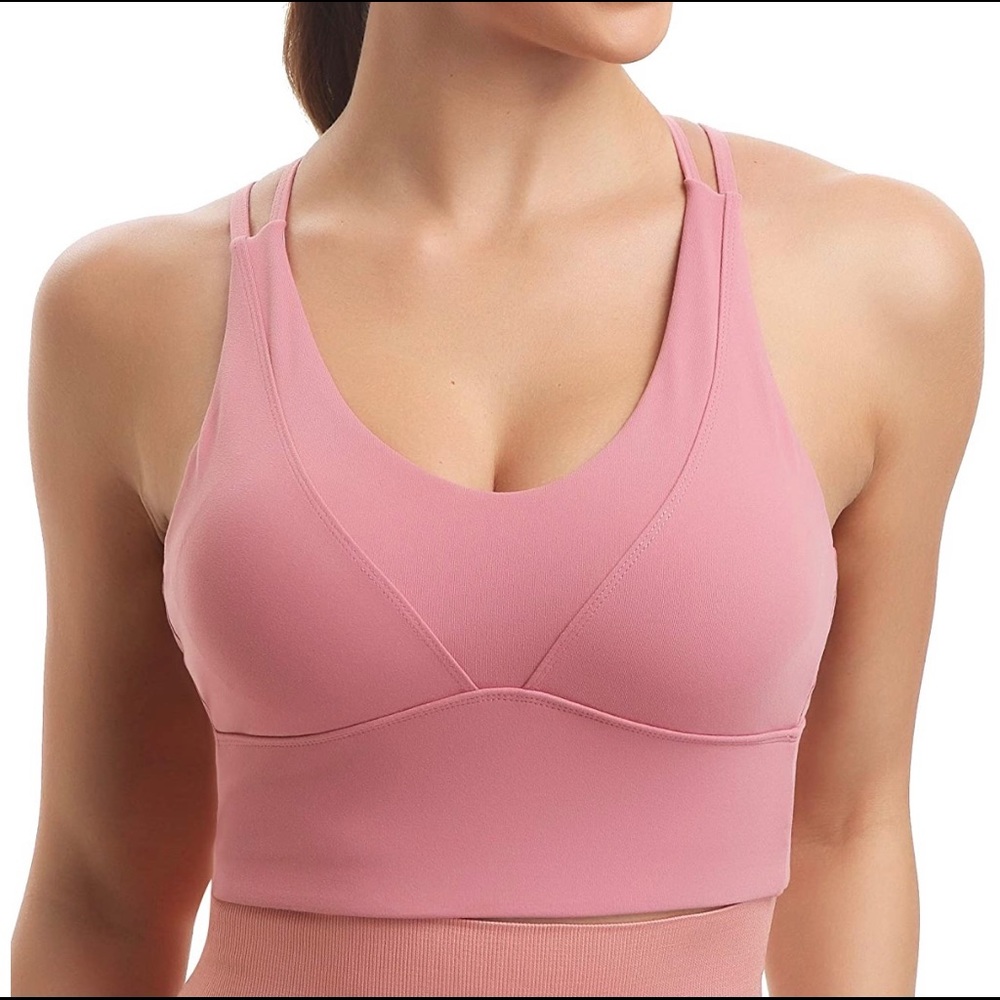 RUNNING GIRL Strappy Sports bra. Size M
